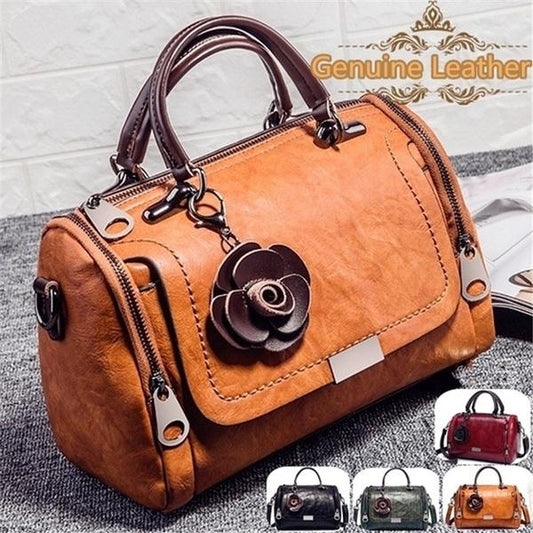 Bolso de cuero de diseño retro