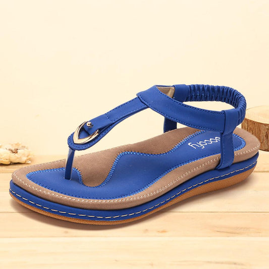 Sandalias planas elásticas