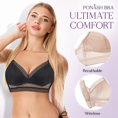 Sujetador Triangular De Malla Elástica Inalámbrica