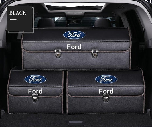 Caja De Almacenamiento De Cuero Para Automóvil✨