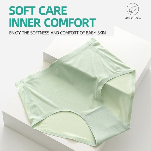 Ropa Interior De Seda De Hielo Ultradelgada Sin Marcas (3 Piezas)