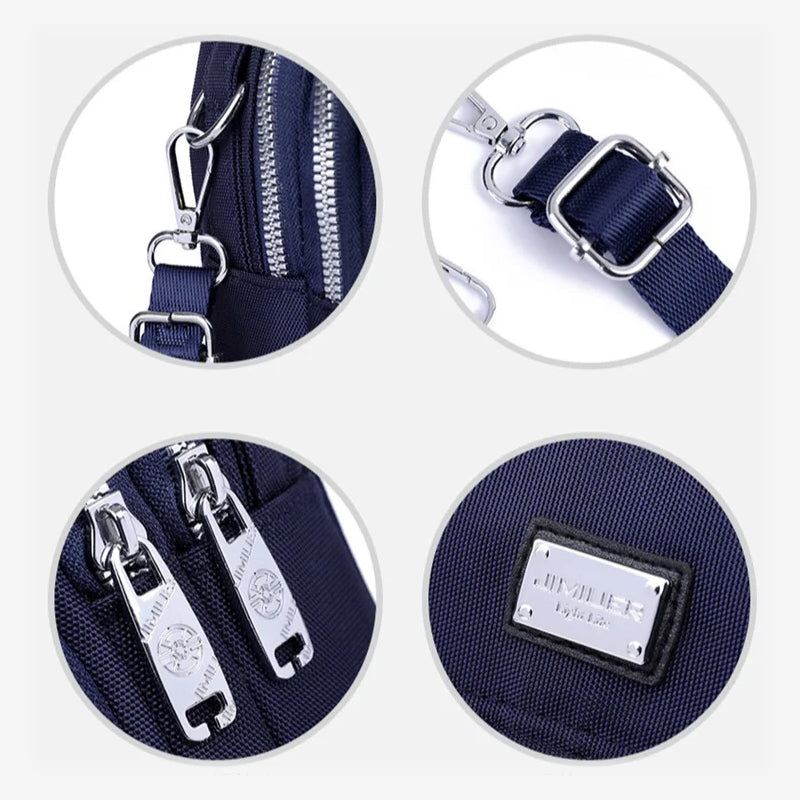 Bolso bandolera impermeable para mujer