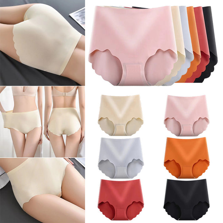 Calzoncillos De Seda De Cintura Alta Anti-fugas