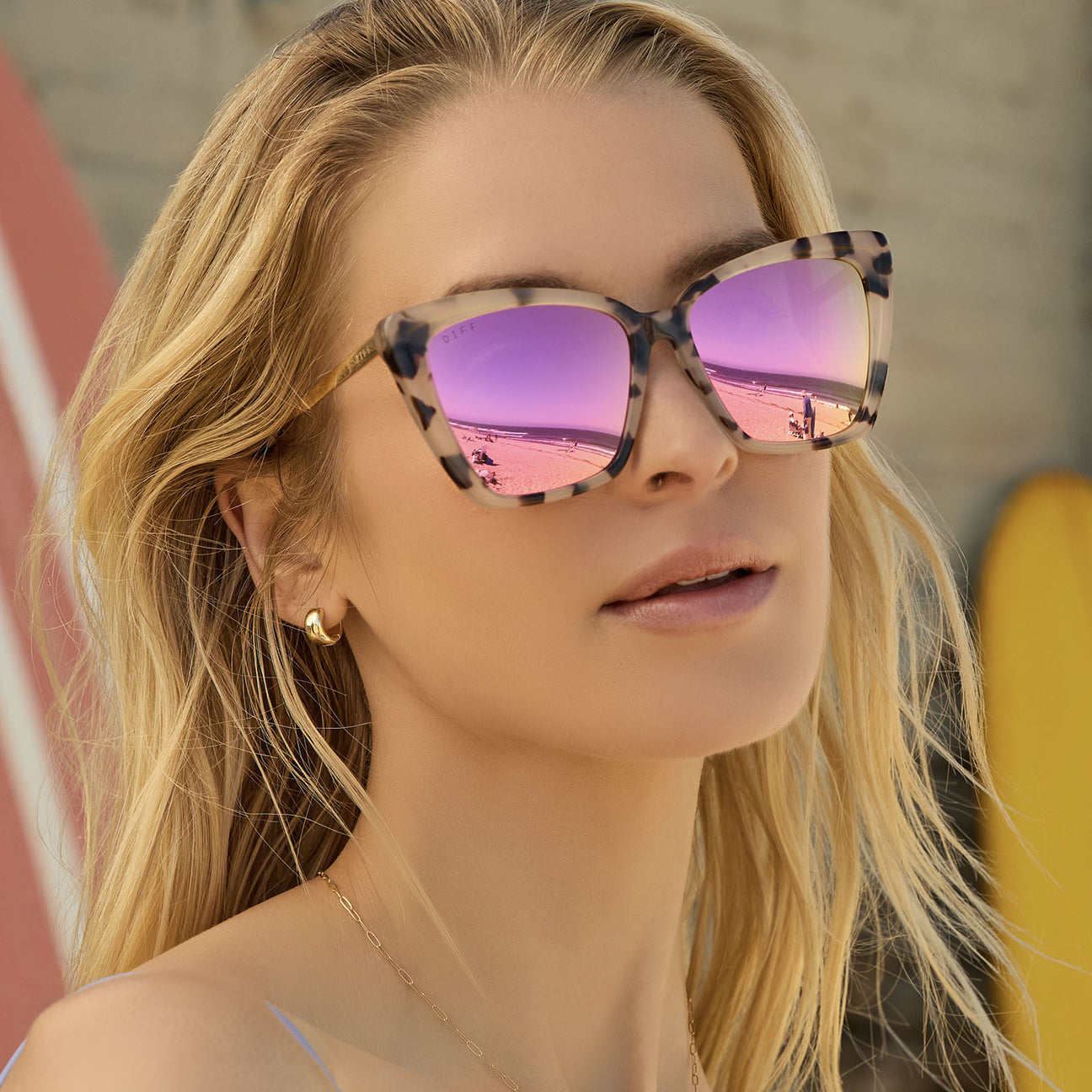 Sombrilla Al Aire Libre De Gafas De Sol Casuales De Color Gelatina