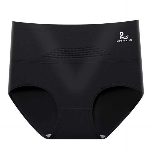 Calzoncillos De Algodón Puro En La Parte Inferior Antibacteriana De Grafeno De Cintura Alta Para Mujeres