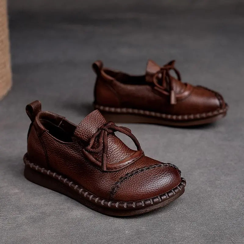 Zapatos De Cuero Blandos Hechos A Mano De Alta Calidad