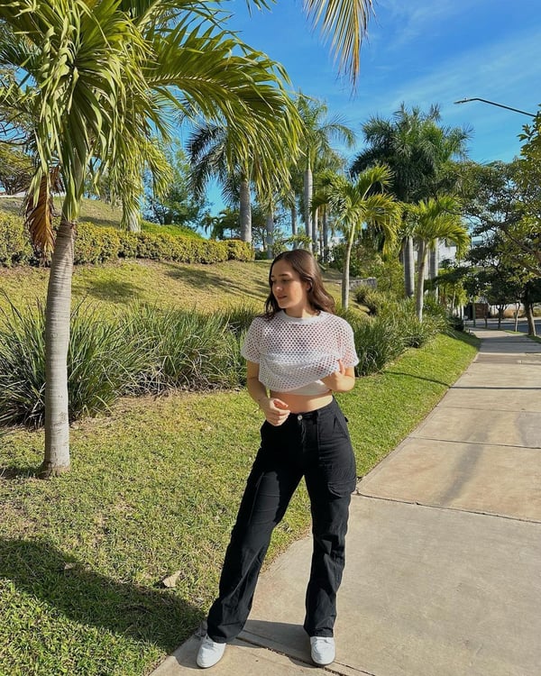 Pantalones De Carga De Tubo Recto Ajustables