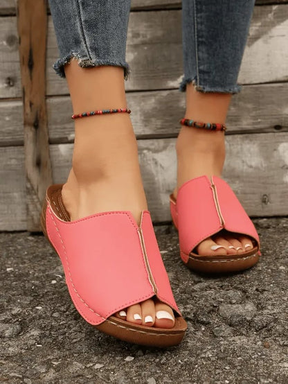 Sandalias Ligeras Elásticas Con Mejora De Suela Amortiguadora