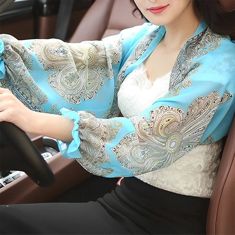 Chal De Manga De Protección Solar Transpirable Ultraligera