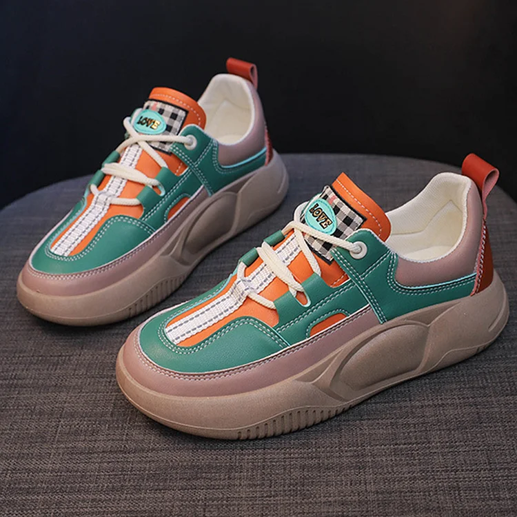 🔥 Zapatos Para Caminar De Suela Gruesa Para Mujeres