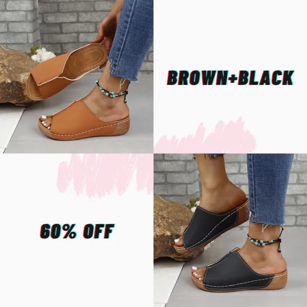 Sandalias Ligeras Elásticas Con Mejora De Suela Amortiguadora