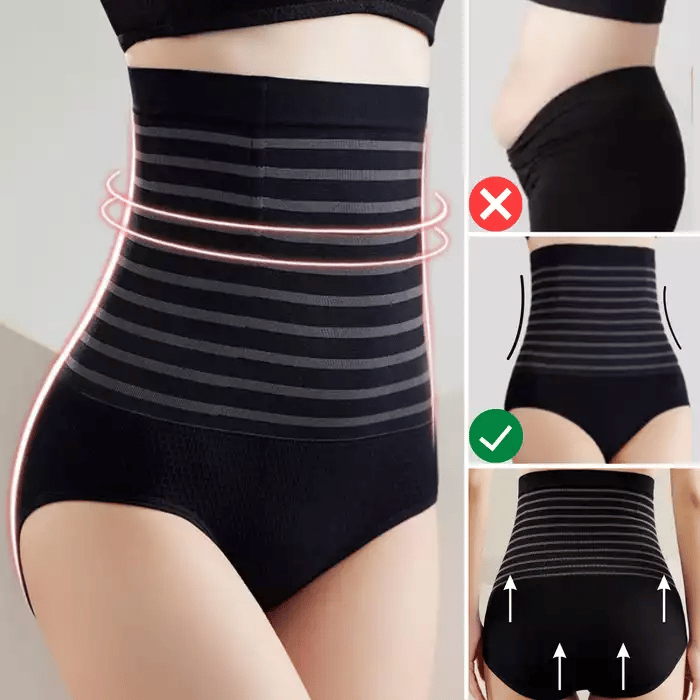 Calzoncillos Planos De Cintura Alta, Calzoncillos Sin Costura Para Mujeres