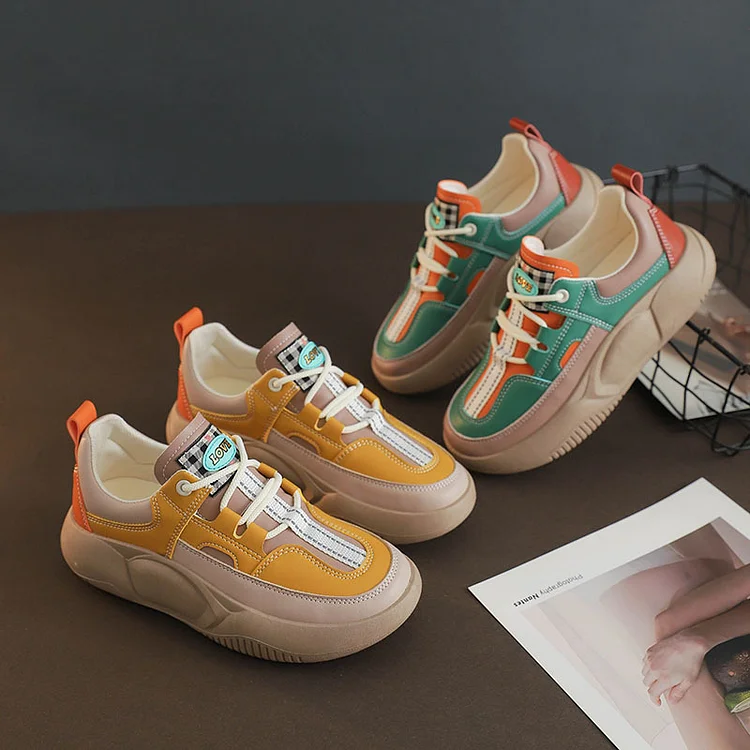 🔥 Zapatos Para Caminar De Suela Gruesa Para Mujeres