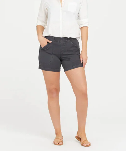 Pantalones Cortos Elásticos Twist Para Mujeres