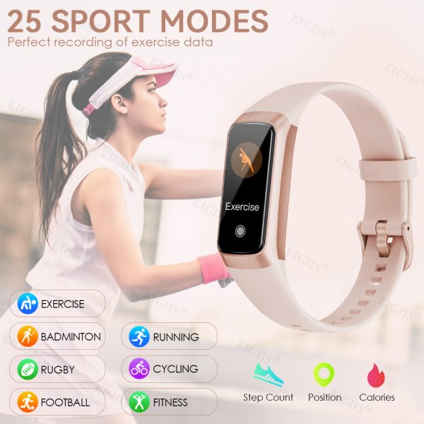Rastreador De Fitness Pantalla Amoled De 1,1 Pulgadas Reloj Inteligente Para Dormir