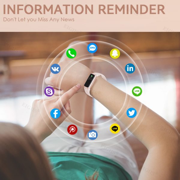 Rastreador De Fitness Pantalla Amoled De 1,1 Pulgadas Reloj Inteligente Para Dormir