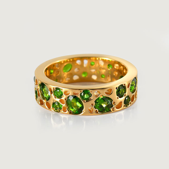 Anillo De Ajuste Perfecto De Diopside
