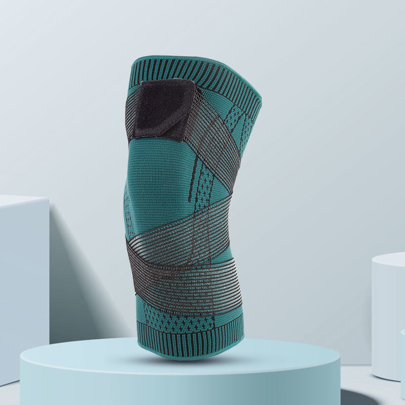 Correa Presionada Rodillera Deportiva Para Tejer Transpirable