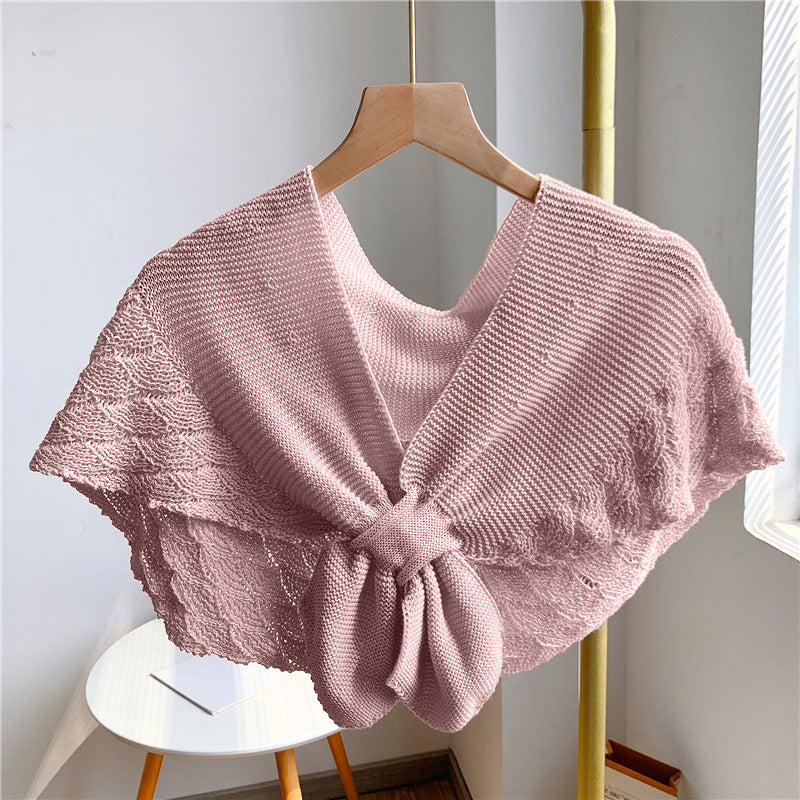 Chal De Punto De Lana De Moda