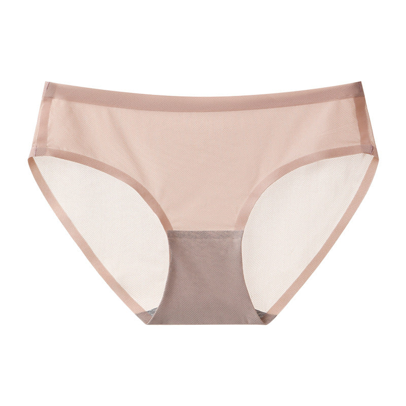 Ropa Interior De Seda De Hielo Ultradelgada Sin Marcas (3 Piezas)