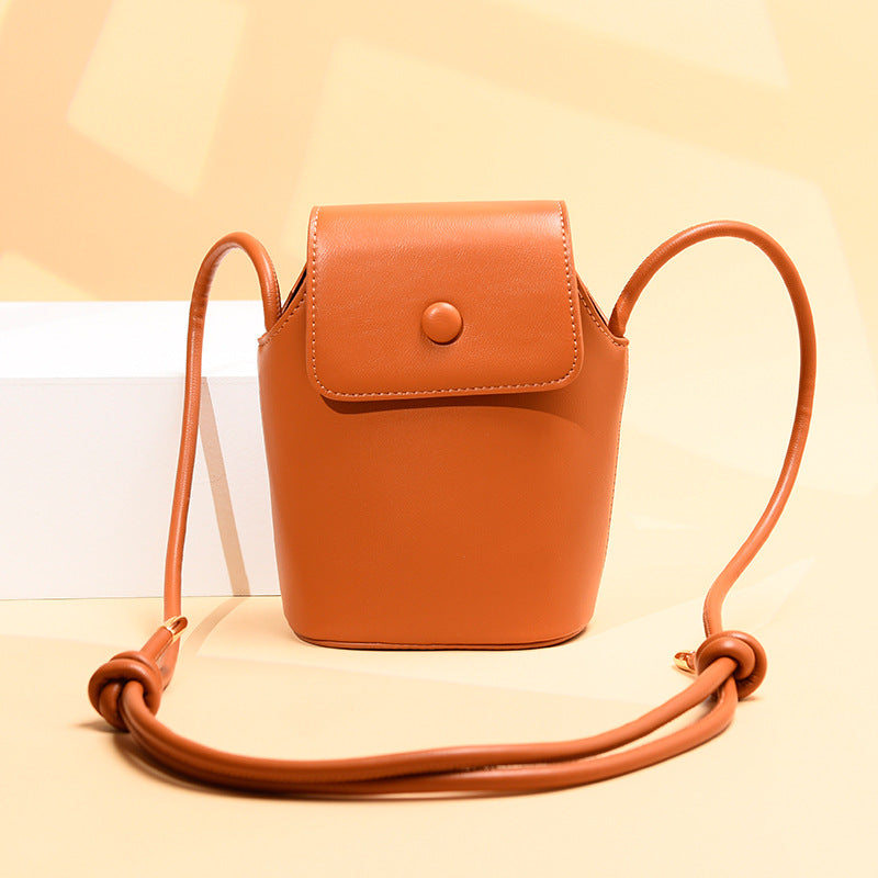Bolso Ligero Mujer Nuevo Bolso De Mini Cubo De Moda Bolso De Teléfono Móvil