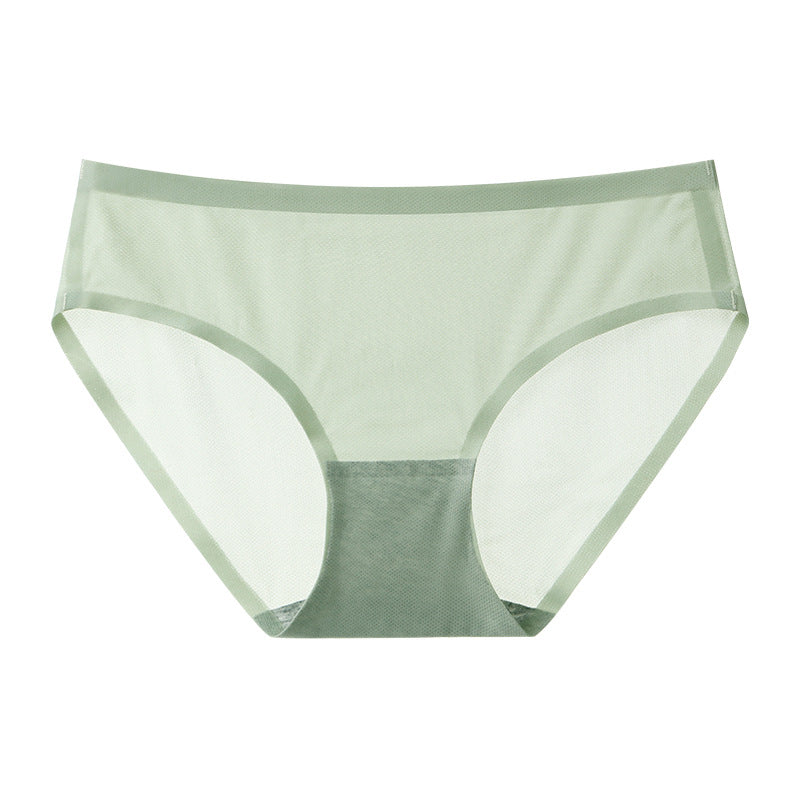 Ropa Interior De Seda De Hielo Ultradelgada Sin Marcas (3 Piezas)