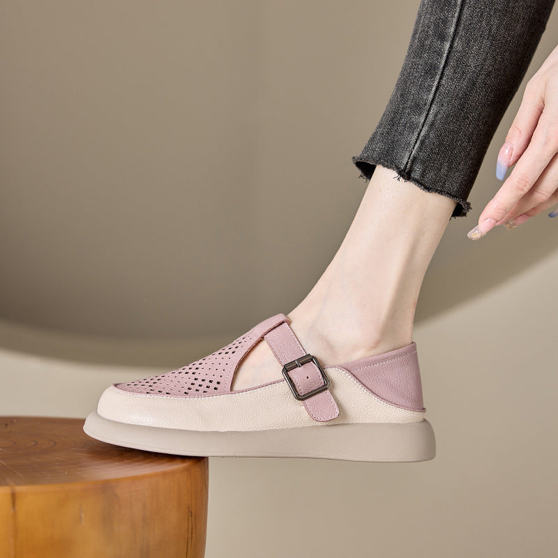 Zapatos De Plataforma Transpirables Para Mujeres En Verano