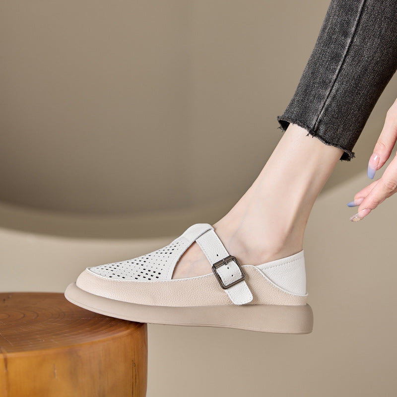 Zapatos De Plataforma Transpirables Para Mujeres En Verano