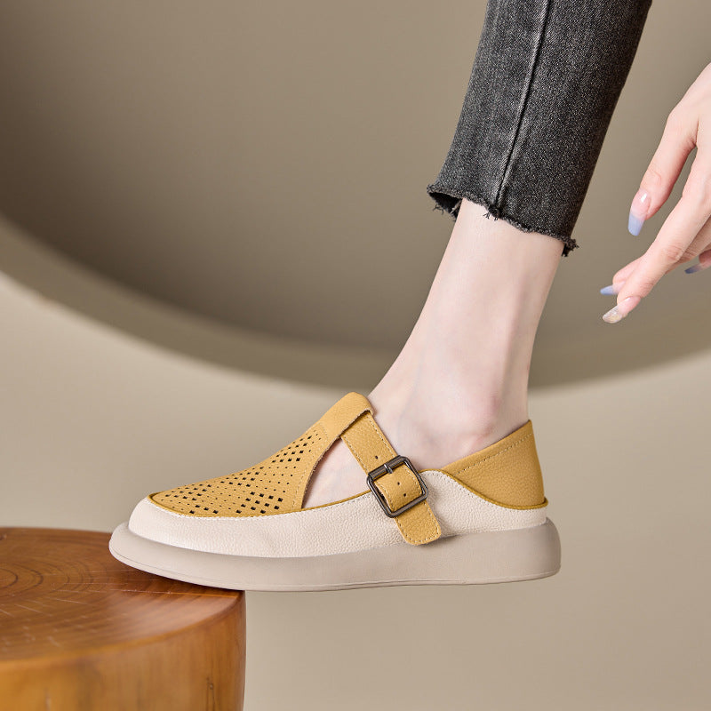 Zapatos De Plataforma Transpirables Para Mujeres En Verano