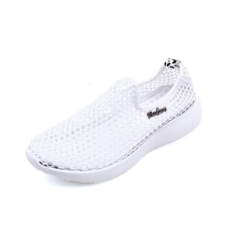 Zapatos De Malla Huecos Y Transpirables En Verano