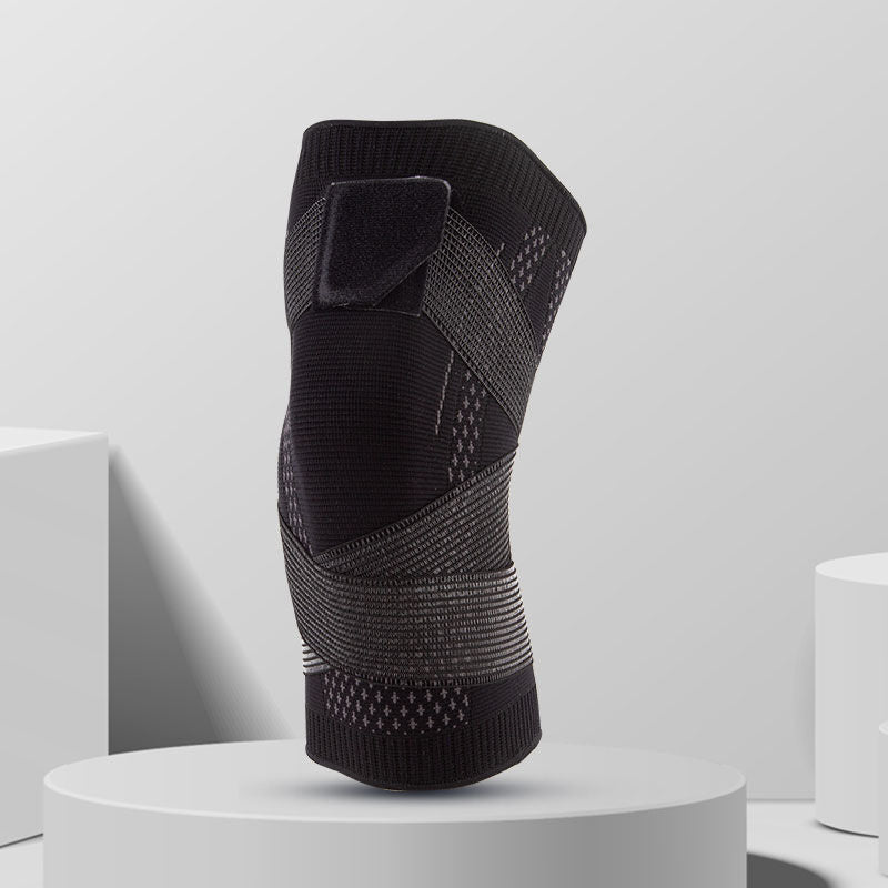 Correa Presionada Rodillera Deportiva Para Tejer Transpirable