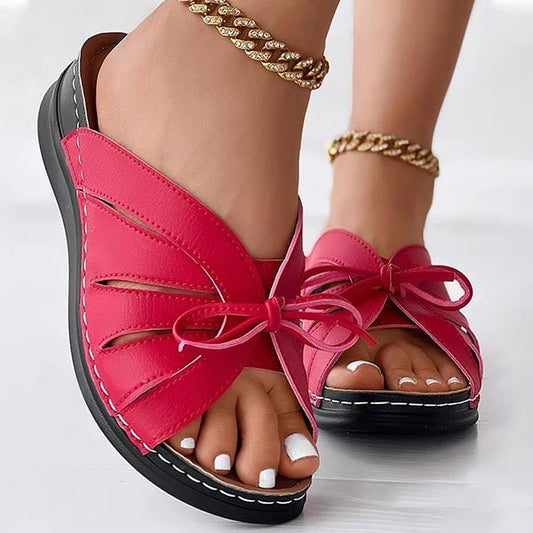 Zapatos De Madre De Moda Impermeables, Antideslizantes, Planos Y Gruesos Para El Hogar