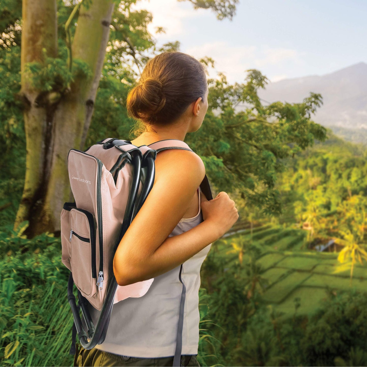 Silla Frigorífica De Mochila Ultraligera - Taburete Plegable Portátil Pequeño Y Ligero