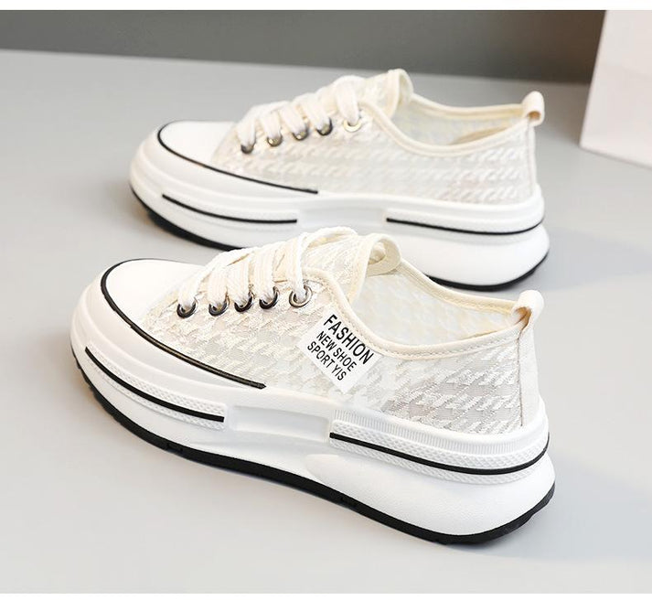 Zapatos De Malla De Ocio Transpirables De Lona