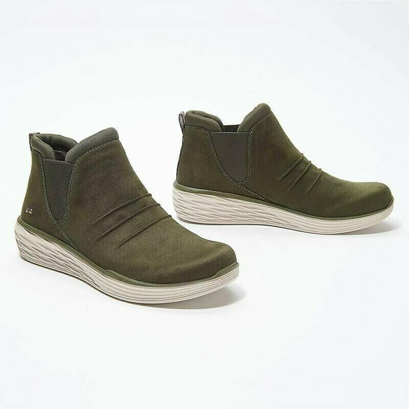 2021 Botines De Tacón De Cuña Impermeables Para Mujer