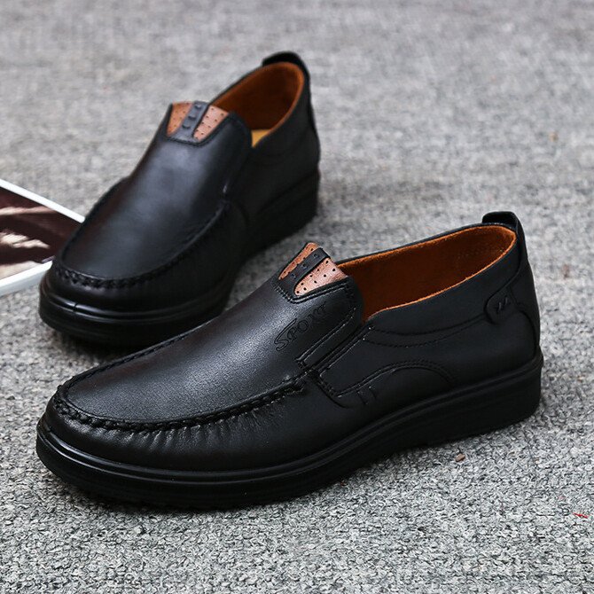 Zapatos Casuales Cómodos Para Caminar Sin Cordones Para Hombres