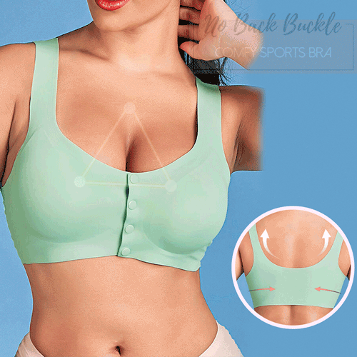 Sujetador De Nuevo Concepto 2021🔥Sujetador Saludable Con Botón Frontal De Seda De Hielo Real💖Sujetador Saludable💖Pechos Saludables