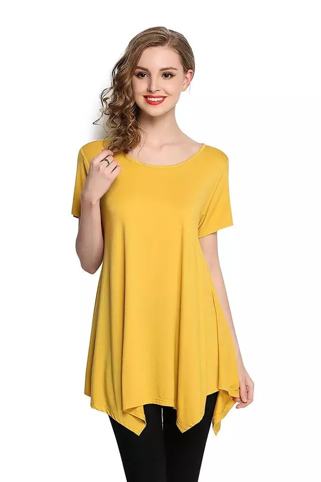 Camiseta holgada con panel cómodo