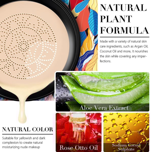 Crema CC De Colchón De Aire De Cabeza De Hongo 🌸