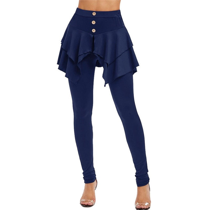 [W-Ropa] Legging con volantes en niveles