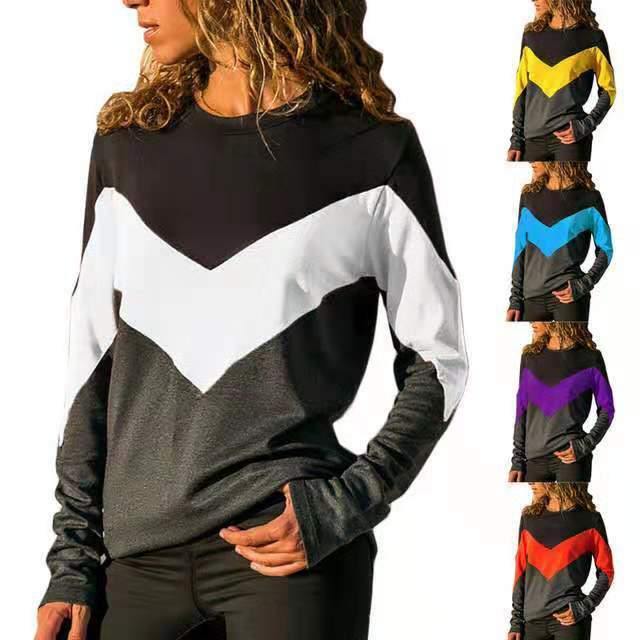 Nueva ropa de mujer en otoño de 2020 Cuello redondo casual Mangas largas - MXbueno