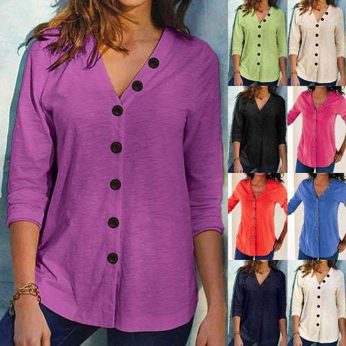 Camiseta casual de manga larga para mujer 2020 - MXbueno