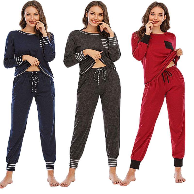 2020 Europa y los Estados Unidos trajes de dos piezas ocio de otoño e invierno - MXbueno