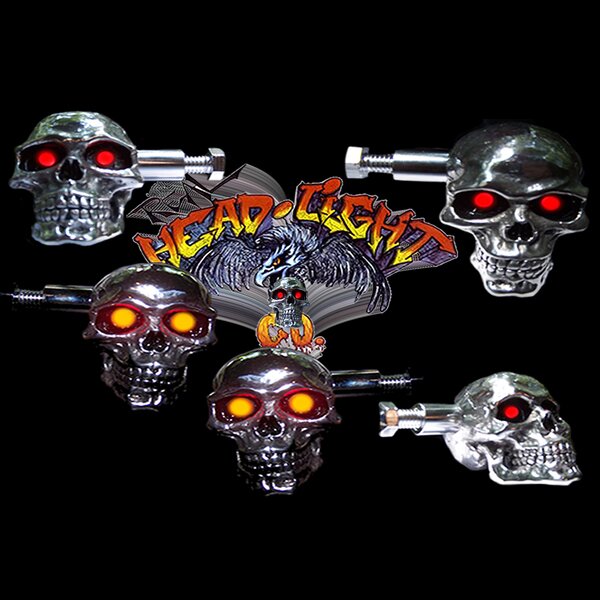 The Real Headlight Lámpara de calavera