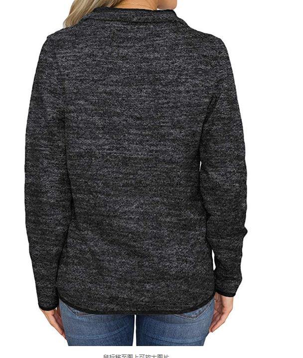 Sudadera  casual abotonada con diseño de bolsillo - MXbueno