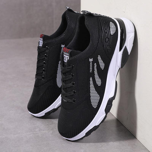 Zapatillas de deporte corrientes del deporte respirable del partido del color del acoplamiento del tamaño grande de DELOCRD - MXbueno