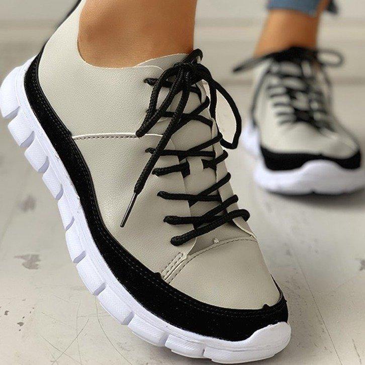 Zapatillas con cordones de ante - MXbueno