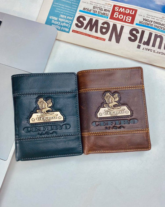 [M-Bolso] Billetera Hombre Piel Vacuno