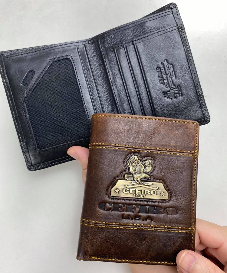 [M-Bolso] Billetera Hombre Piel Vacuno