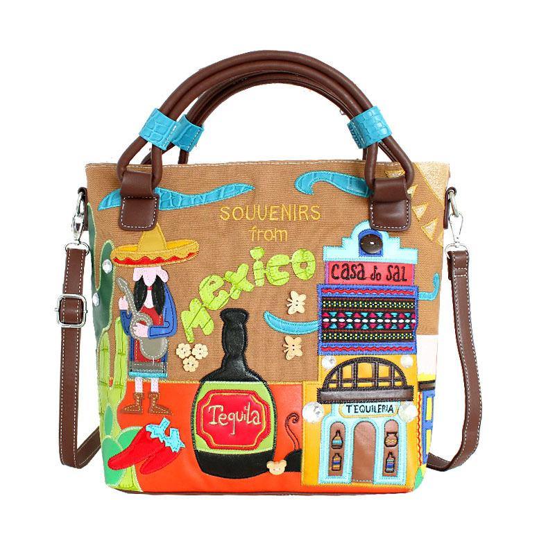 2020 nuevo bolso de mujer Vintage con dibujo Mexicano (SÓLO LIMITADOS 50 PIEZAS) - MXbueno